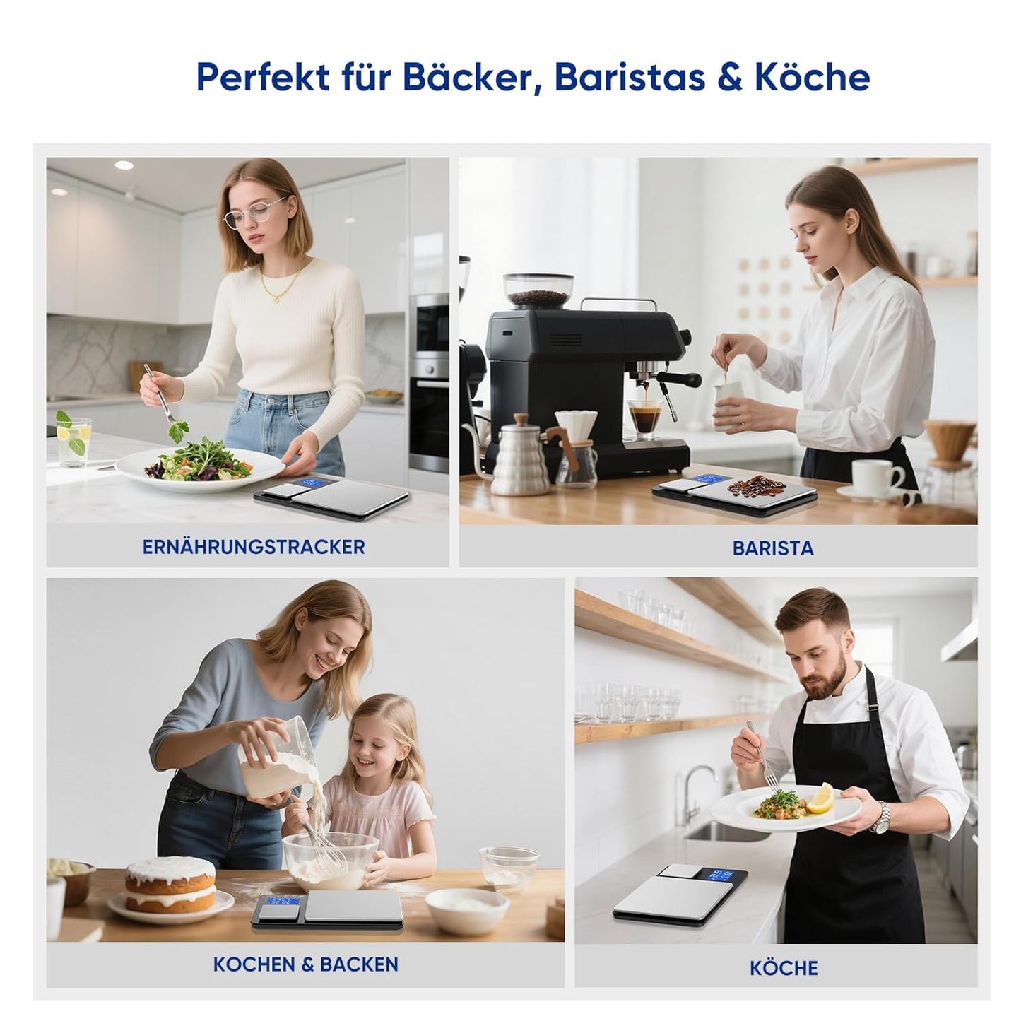 Digitale Küchenwaage mit Addierfunktion, K600H