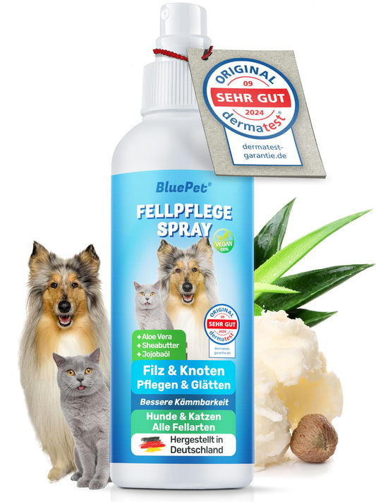 Entfilzungsspray für Haustiere mit Aloe Vera, Fellspray