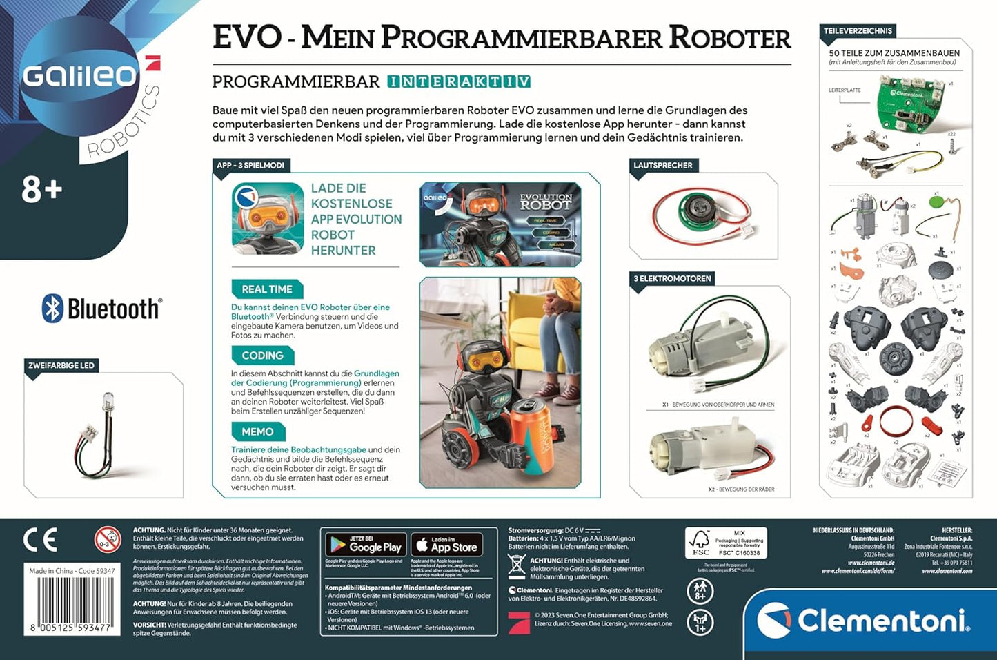 EVO Mein programmierbarer Roboter