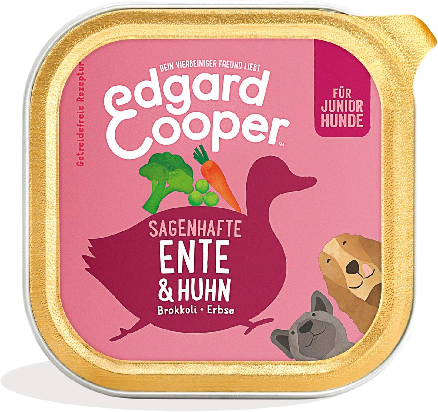 Hundefutter nass, Welpe Ente/Huhn, 150 g (11er Pack)