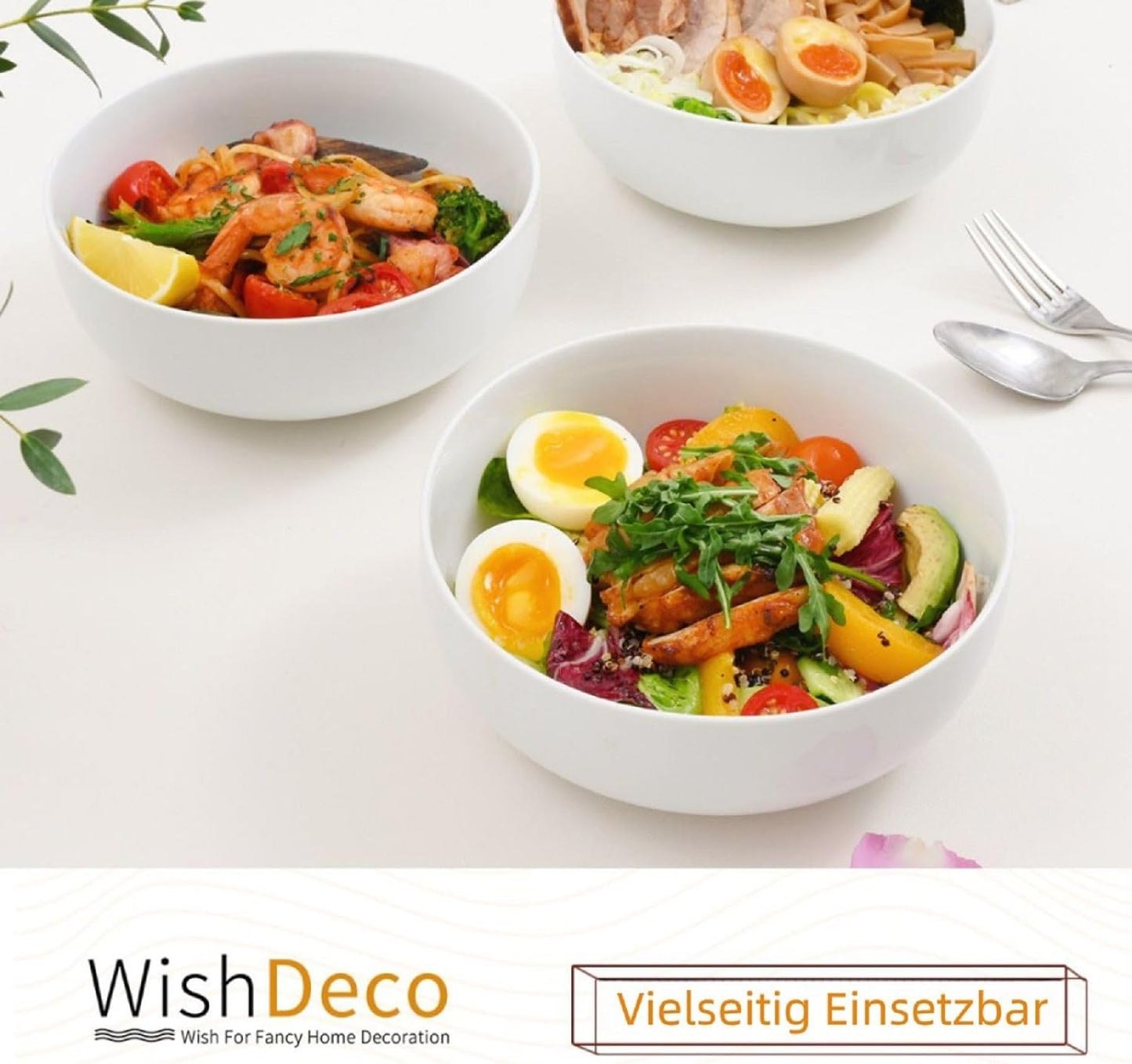 3-teiliges Suppen-/ Salatschalen Set, 1100 ml