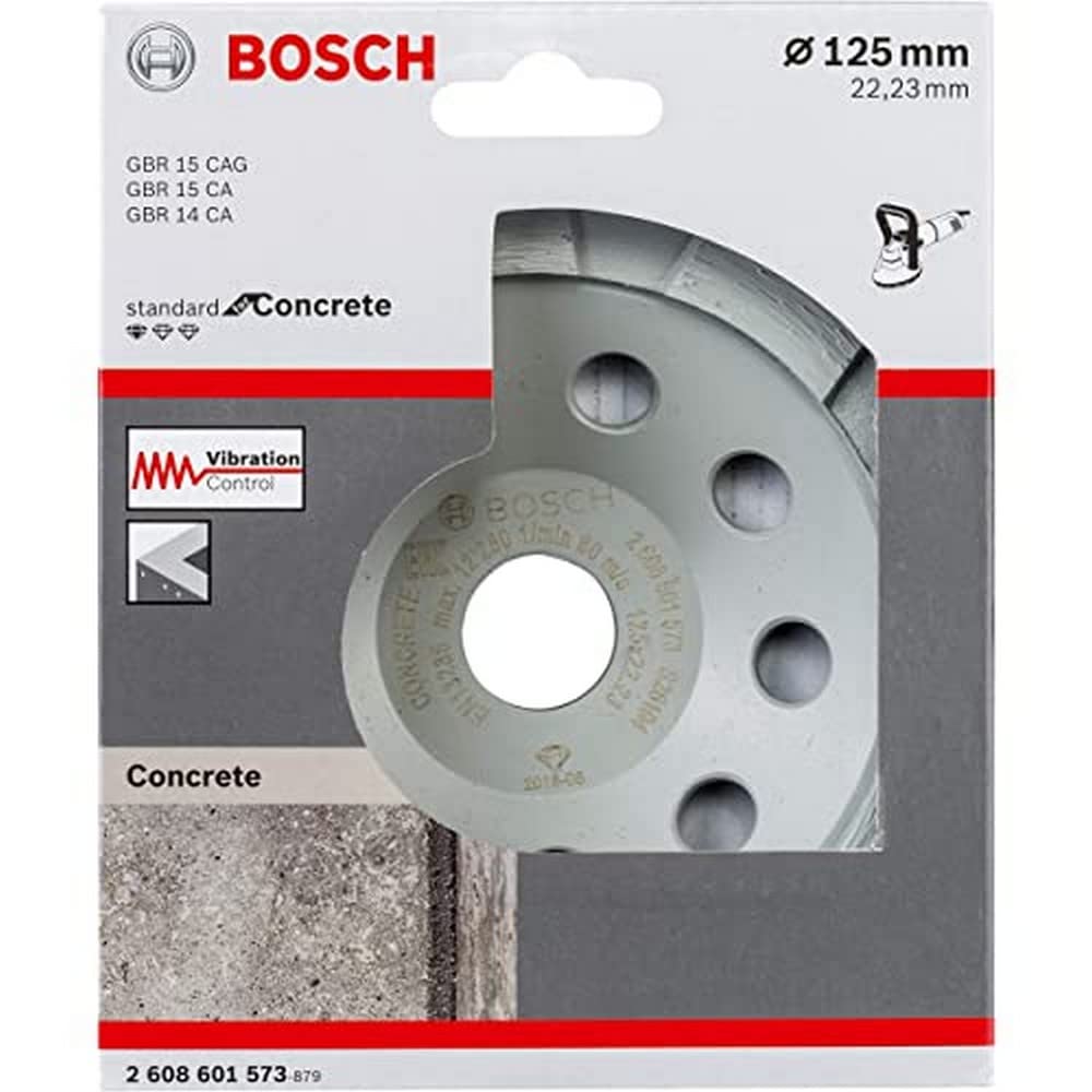 Diamant-Topfscheibe Standard for Concrete, Ø 125mm, Schleifscheibe, 125 x 22,23 x 5 mm