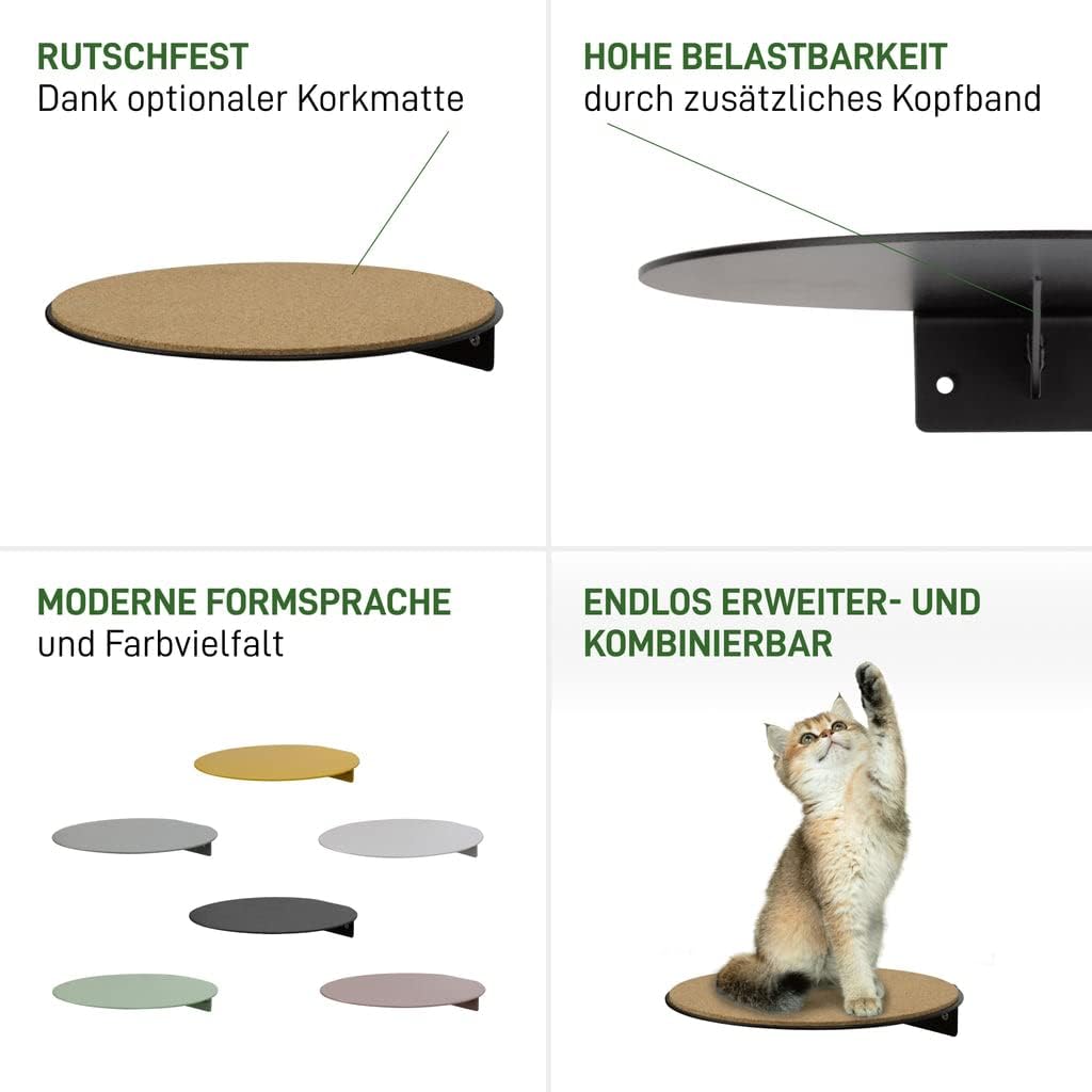 Wall Stair Dot Wandstufe, ohne Kork Grau