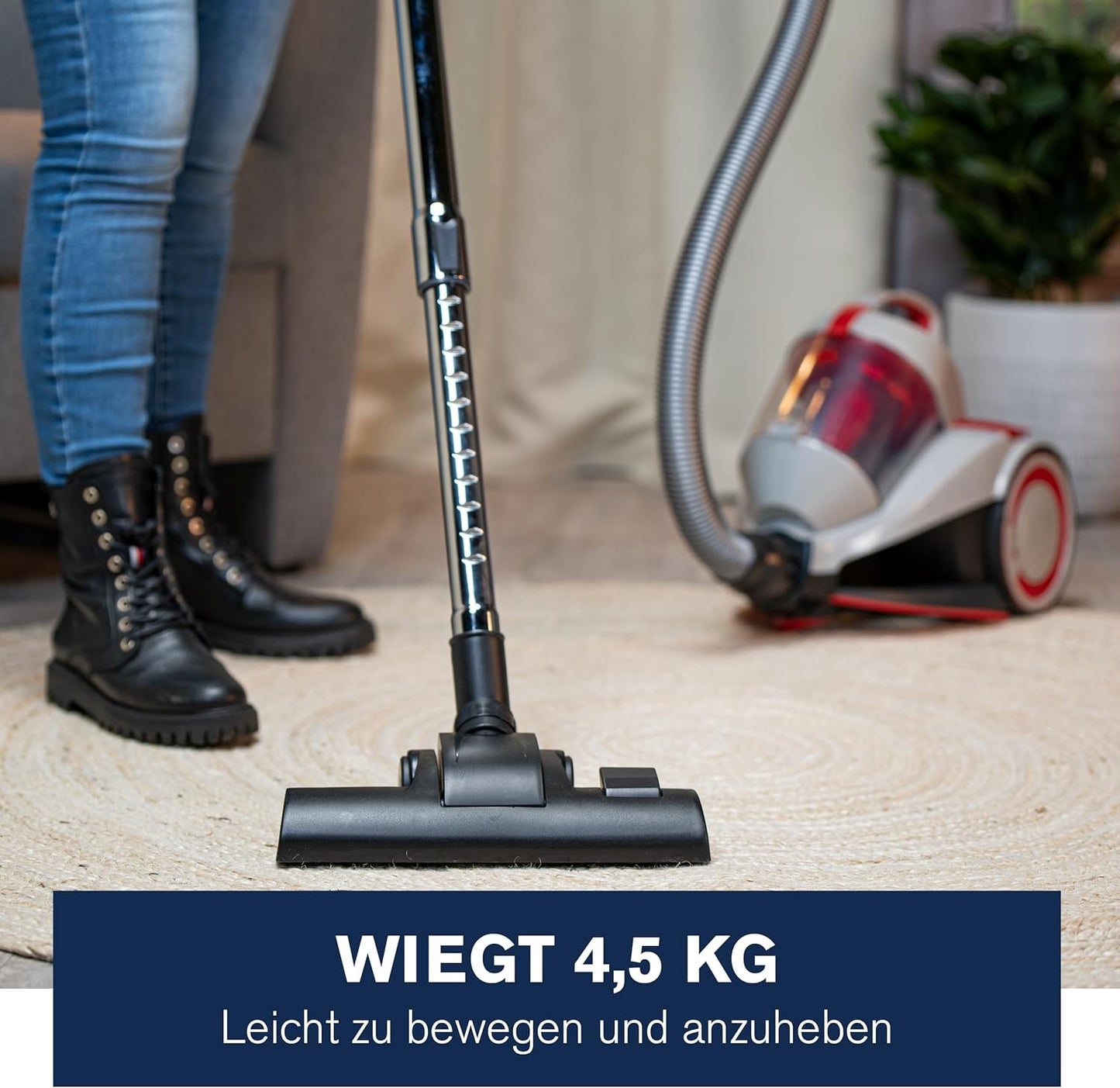 Beutelloser Staubsauger DD2502 mit HEPA-Filter, DD2502