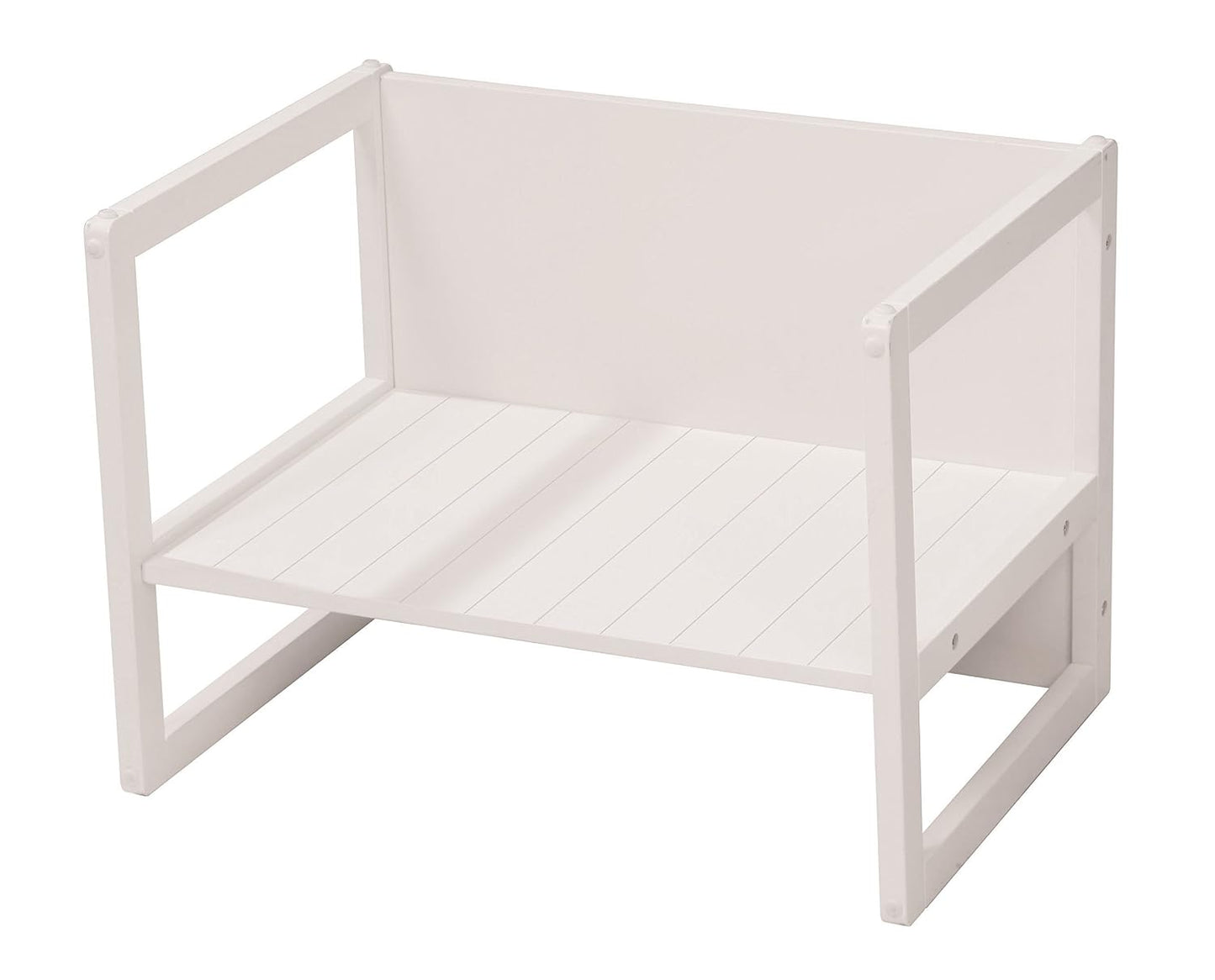 Kindersitzgruppe im Landhausstil, 3-teilig, Weiss Set 3-teilig