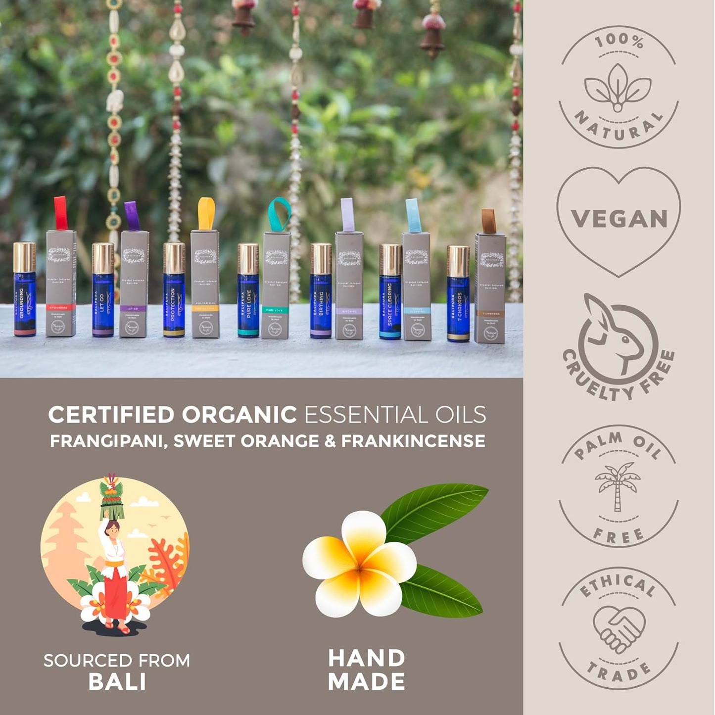 Roll On 7 Chakra-Düften mit Orangen- und Weihrauchölen, 7 Chakras
