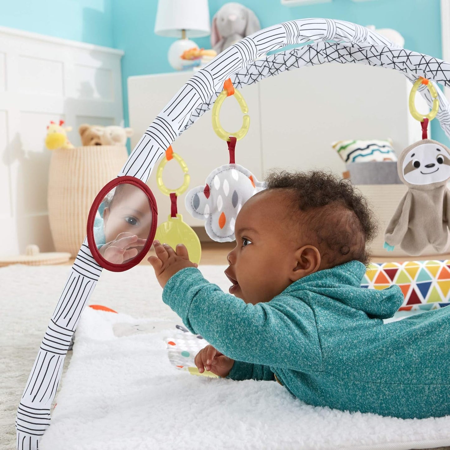 Baby-Spieldecke mit Spielzeug, Reduzierte Verpackung