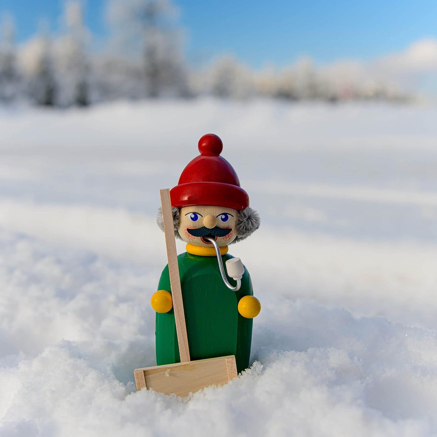 Räuchermännchen Schneeschipper, Schneeschipper