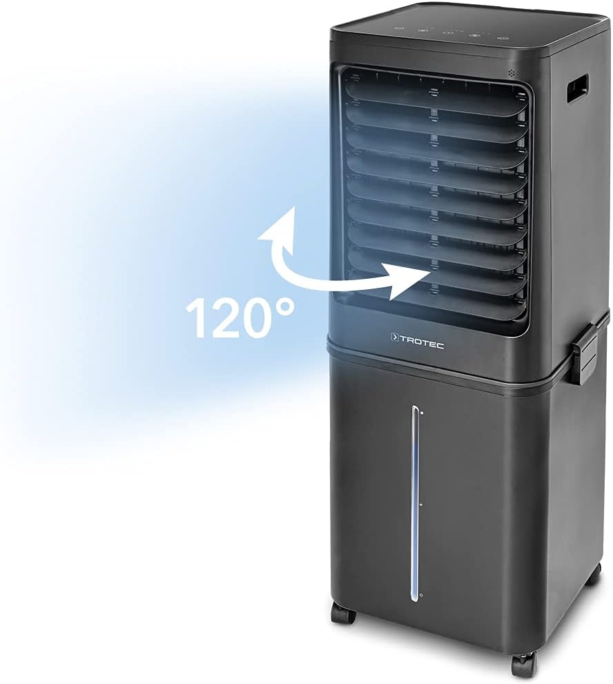 4-in-1 mobiler Luftkühler PAE 80 mit Timer & Nachtmodus, 60 l Schwarz