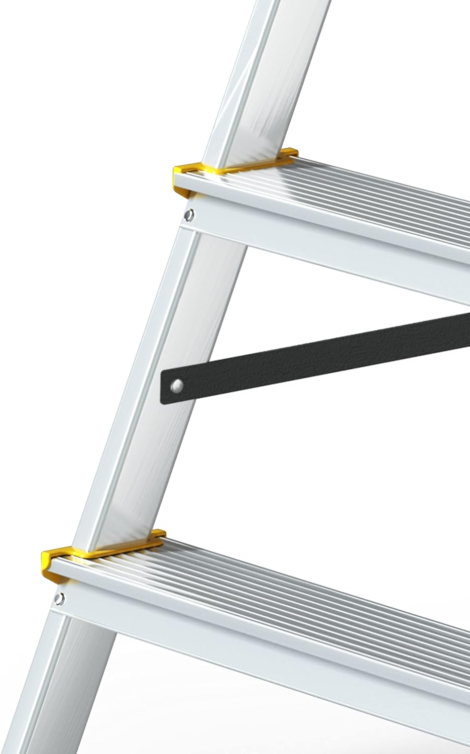 Trittleiter, 5 Stufen, Aluminium
