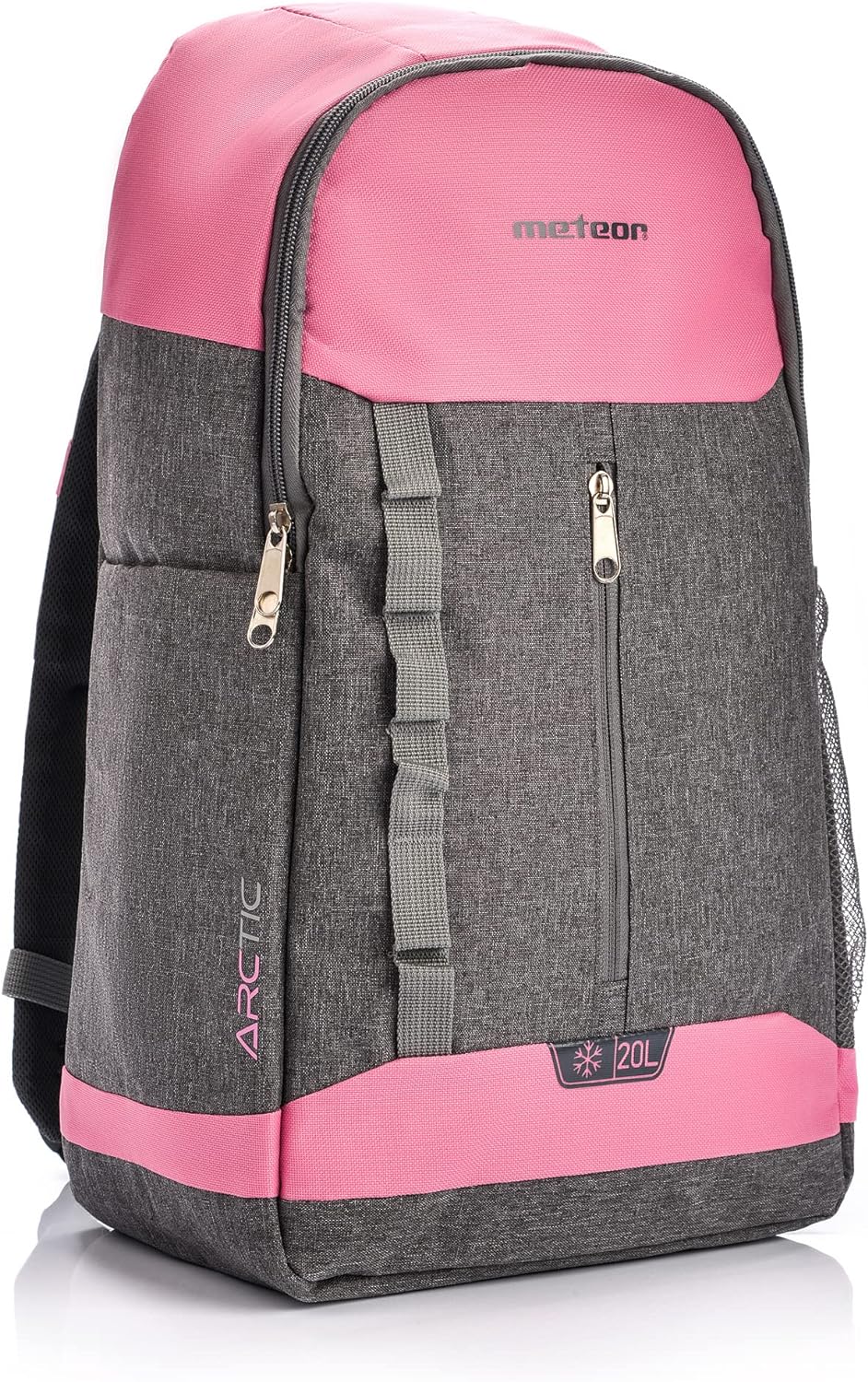 ARCTIC Thermorucksack, 20 Lang, Pink/Gray Melange