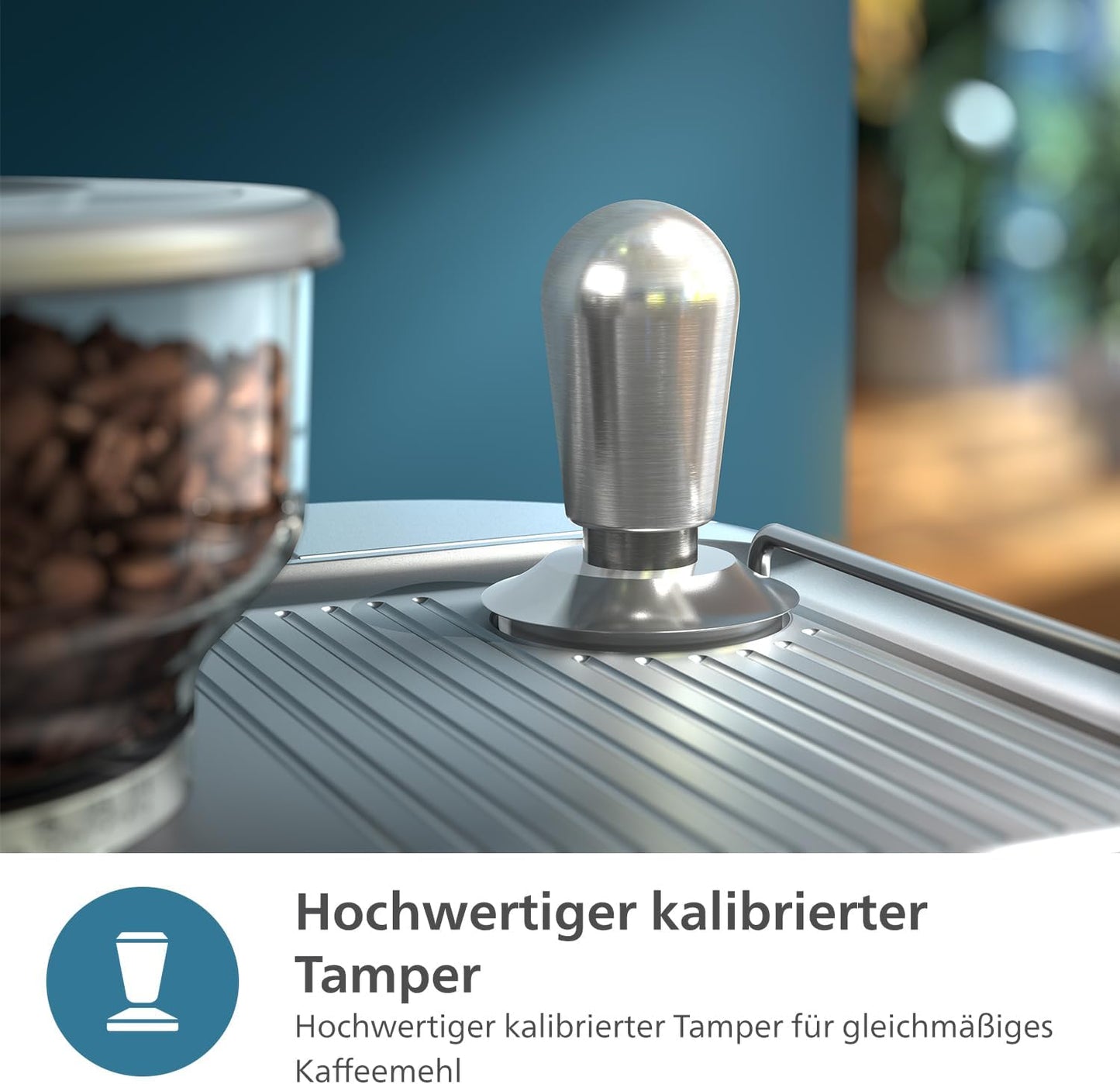 Barista Brew Espressomaschine PSA3228/41 mit Cappuccinosystem, Bohnenbehälter doppelt