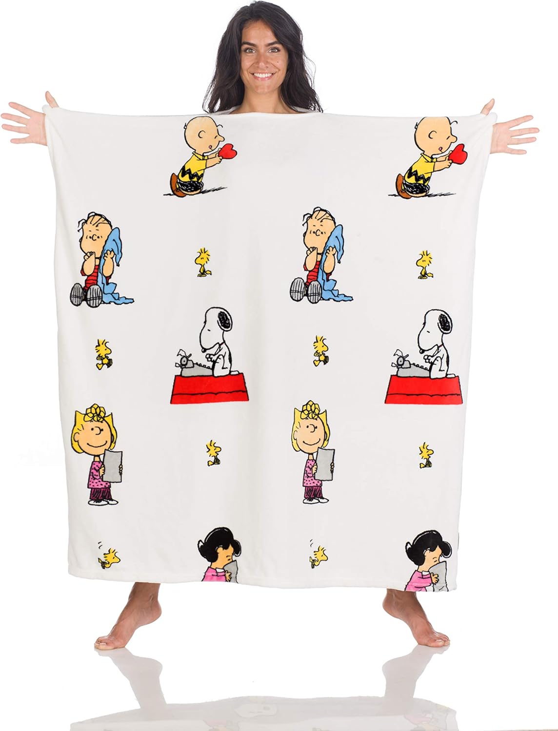 Tragbare Oversize Decke Snoopy Peanuts 120x120 cm, 120x120 cm Momonga Peanuts