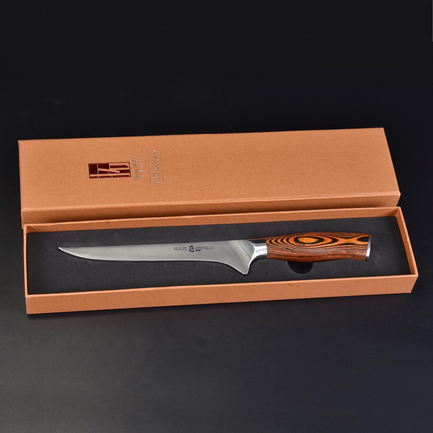 Ergonomisches Ausbeinmesser - Fiery Phoenix, Ausbeinmesser 18cm