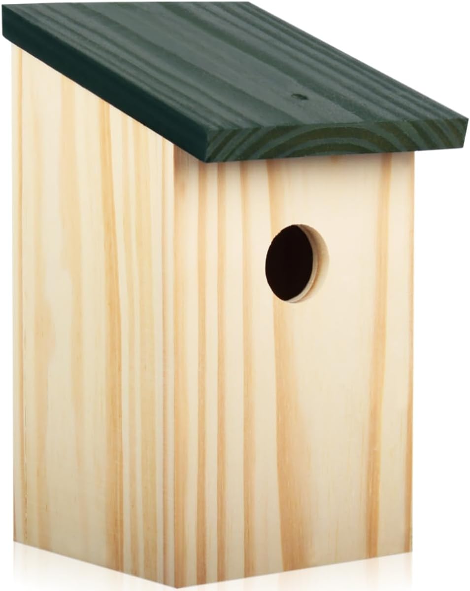 4er-Set Nistkasten aus Massivholz für kleine Vögel