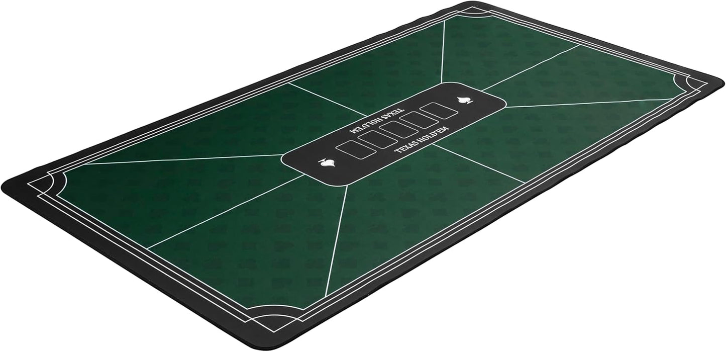 Rutschfeste Pokermatte, 320994, grün 140x80cm