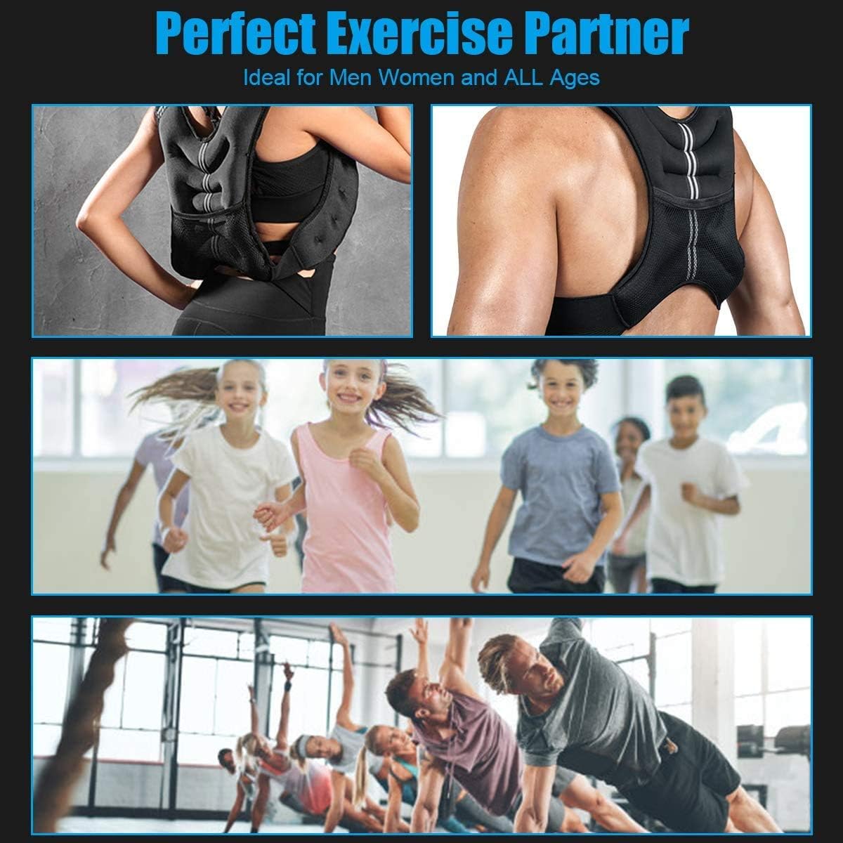 Gewichtsweste X-Style für Kraft- und Lauftraining