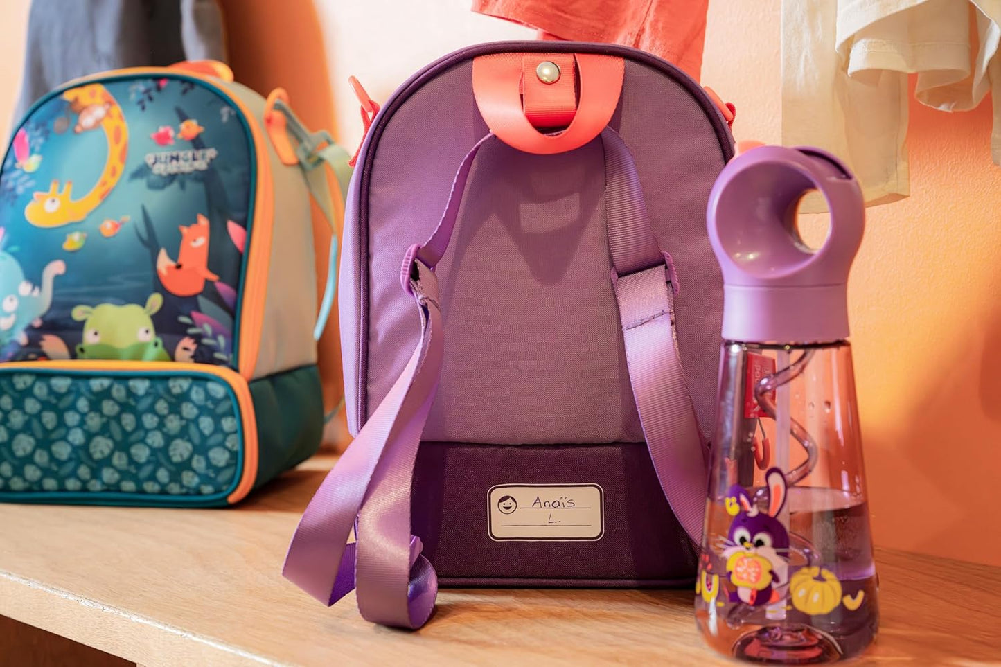 Picnik Miniz Lunchtasche mit Hasenmotiv, Violett