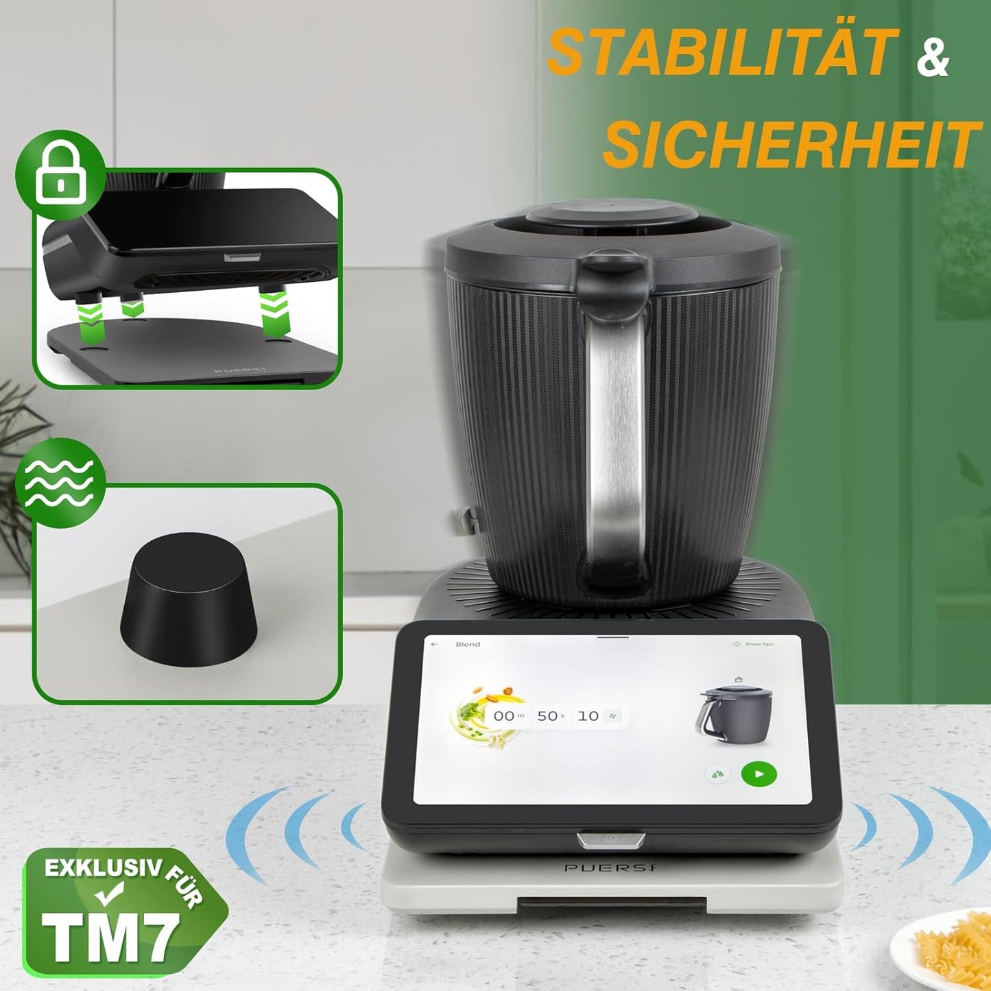Gleitbrett für Thermomix, Schneeweiß