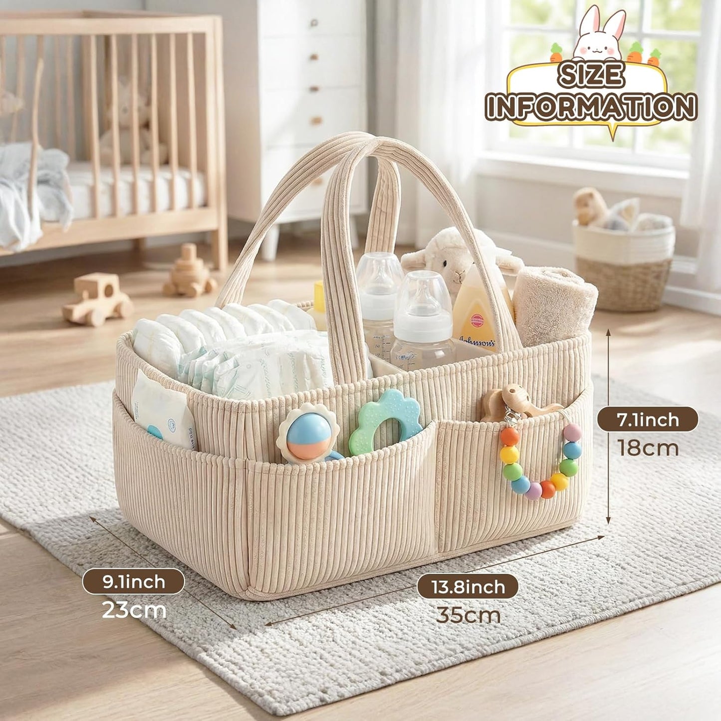 Wickeltisch Organizer