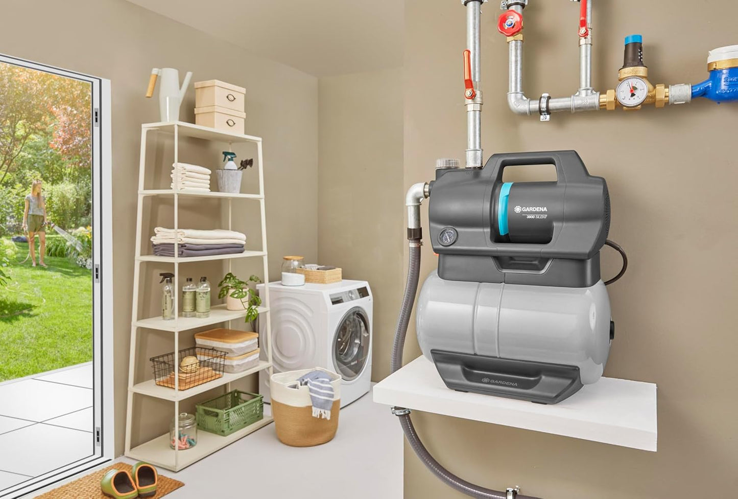Hauswasserwerk 3900 Silent mit 21 l Tank
