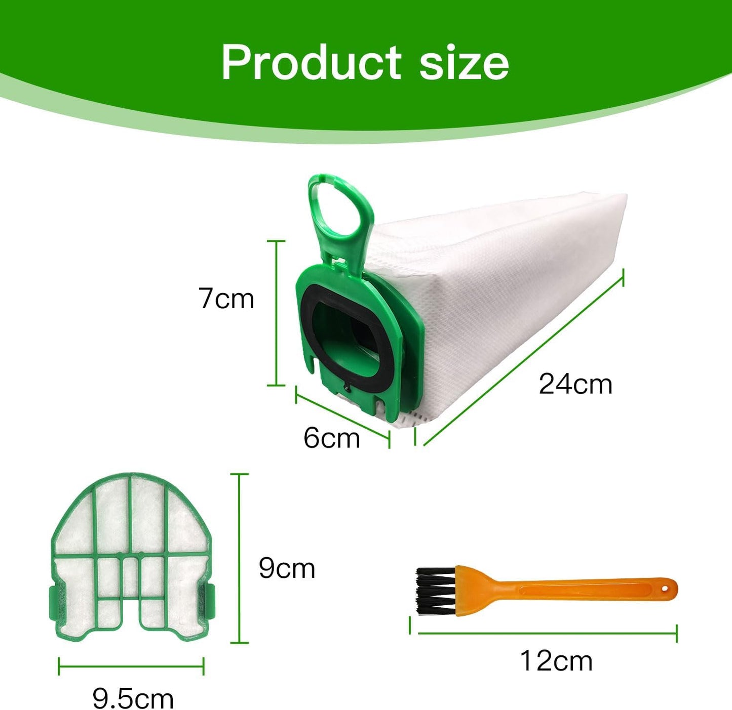 Staubbeutel-Set für Kobold VB100 Akku-Staubsauger