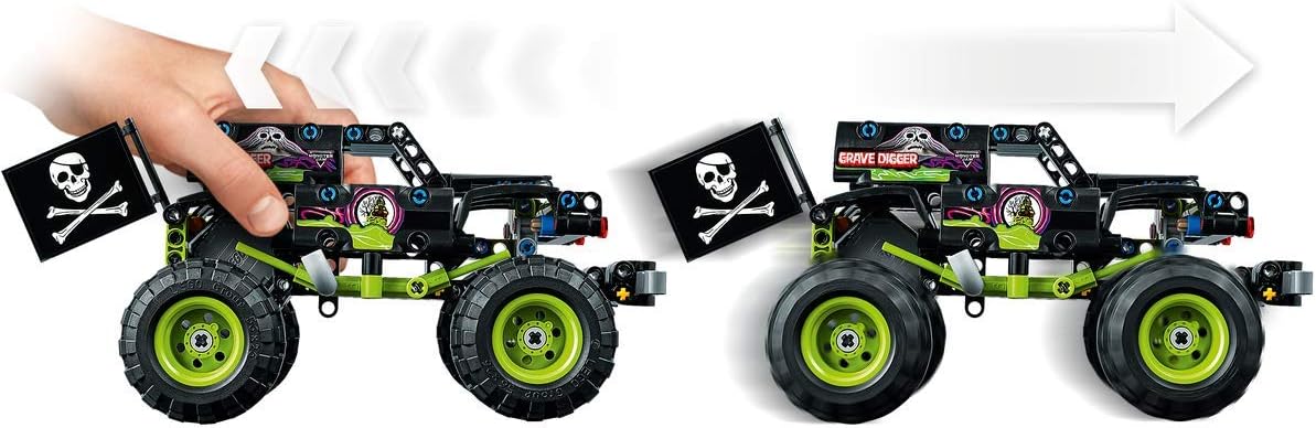 LEGO Technic Set: Monster Jam Grave Digger (42118) & Volvo Radlader (30433)