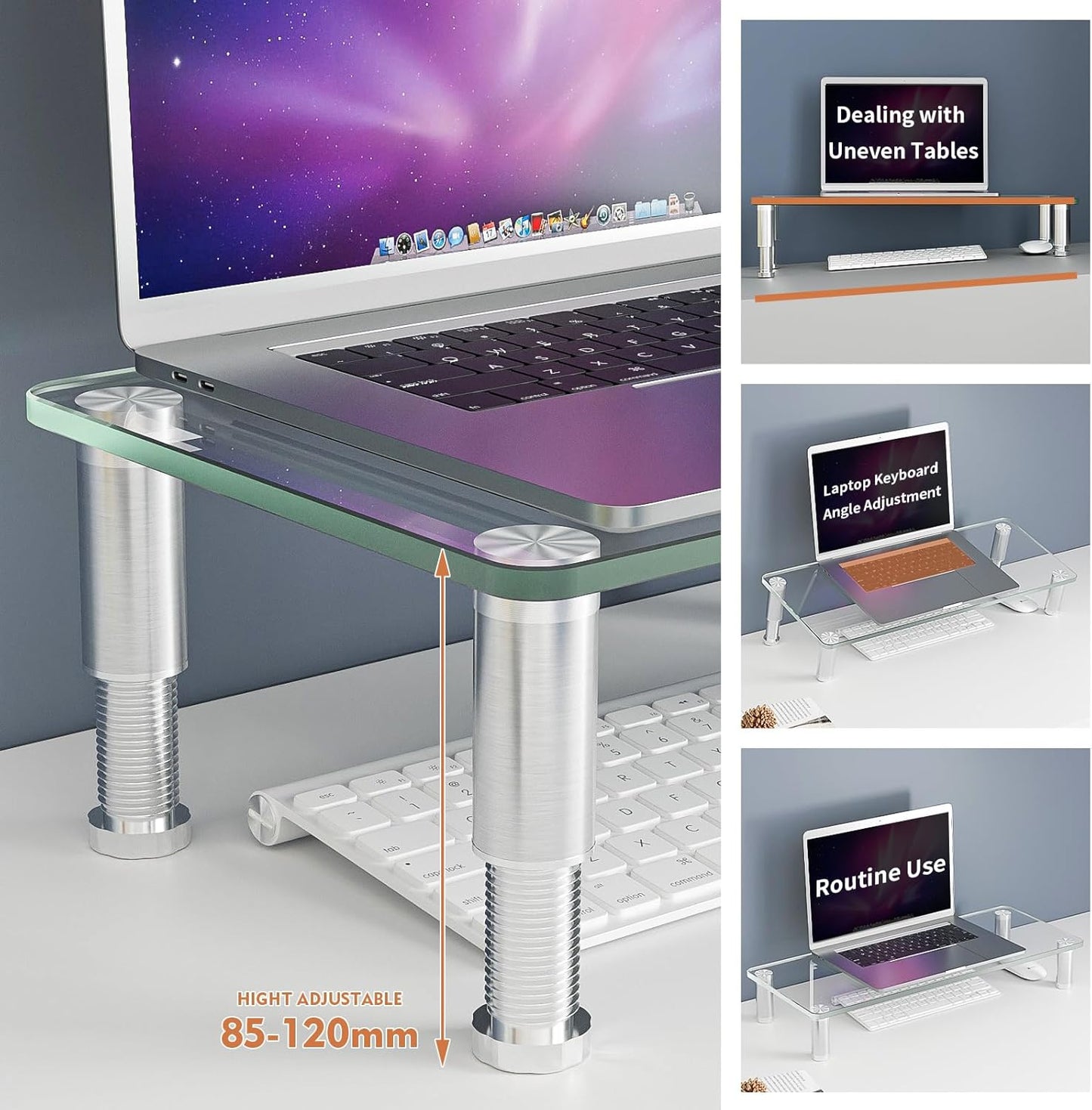 Monitorständer mit Höhenverstellung, Modell HD01T-001P, HD01T-001P