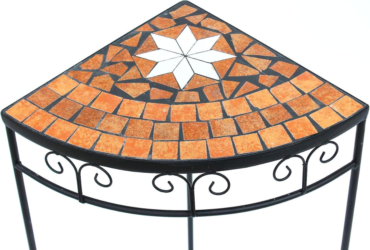 2er-Set Mosaik-Eckregal für Blumen