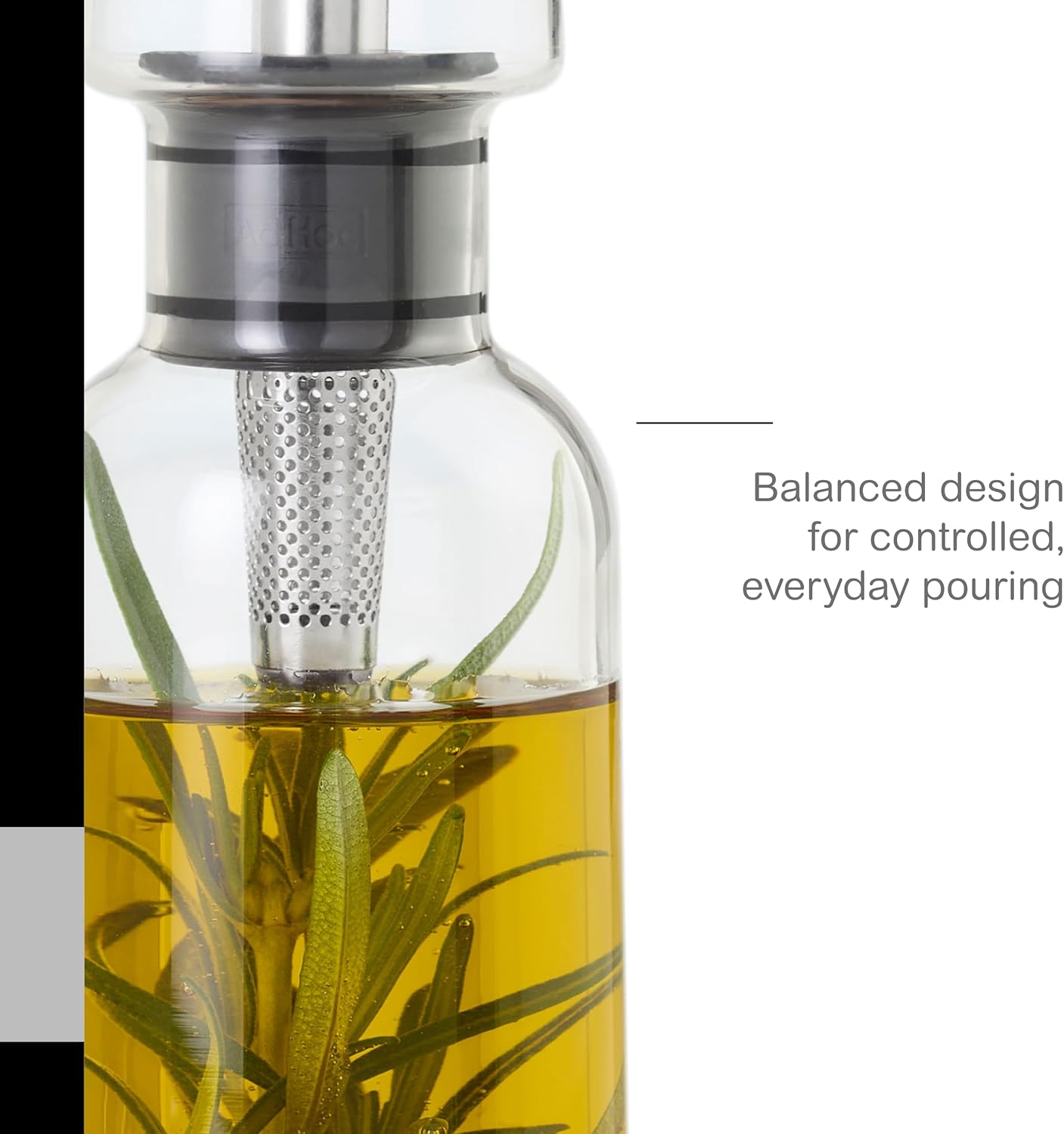 Öl- und Essigspender AromaPour, Grau 300 ml