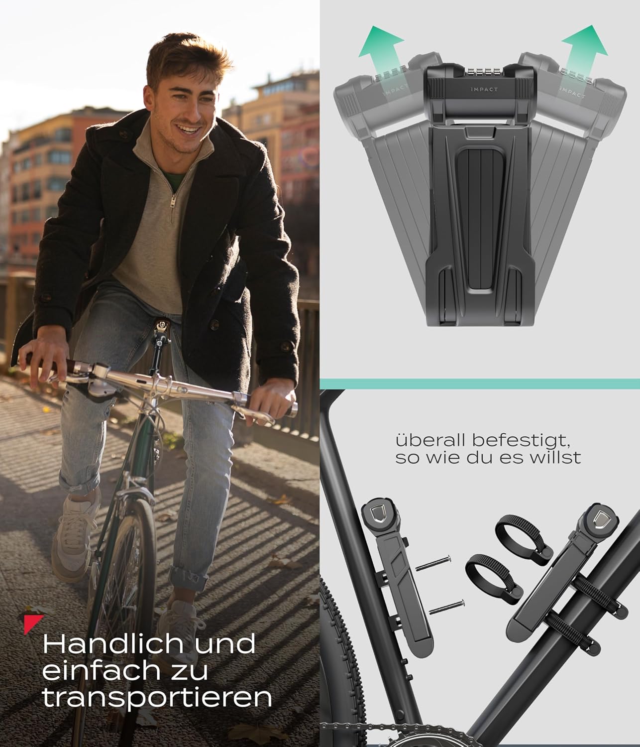 PortaLock 15 - Velo-Zahlenschloss, Zahlencode