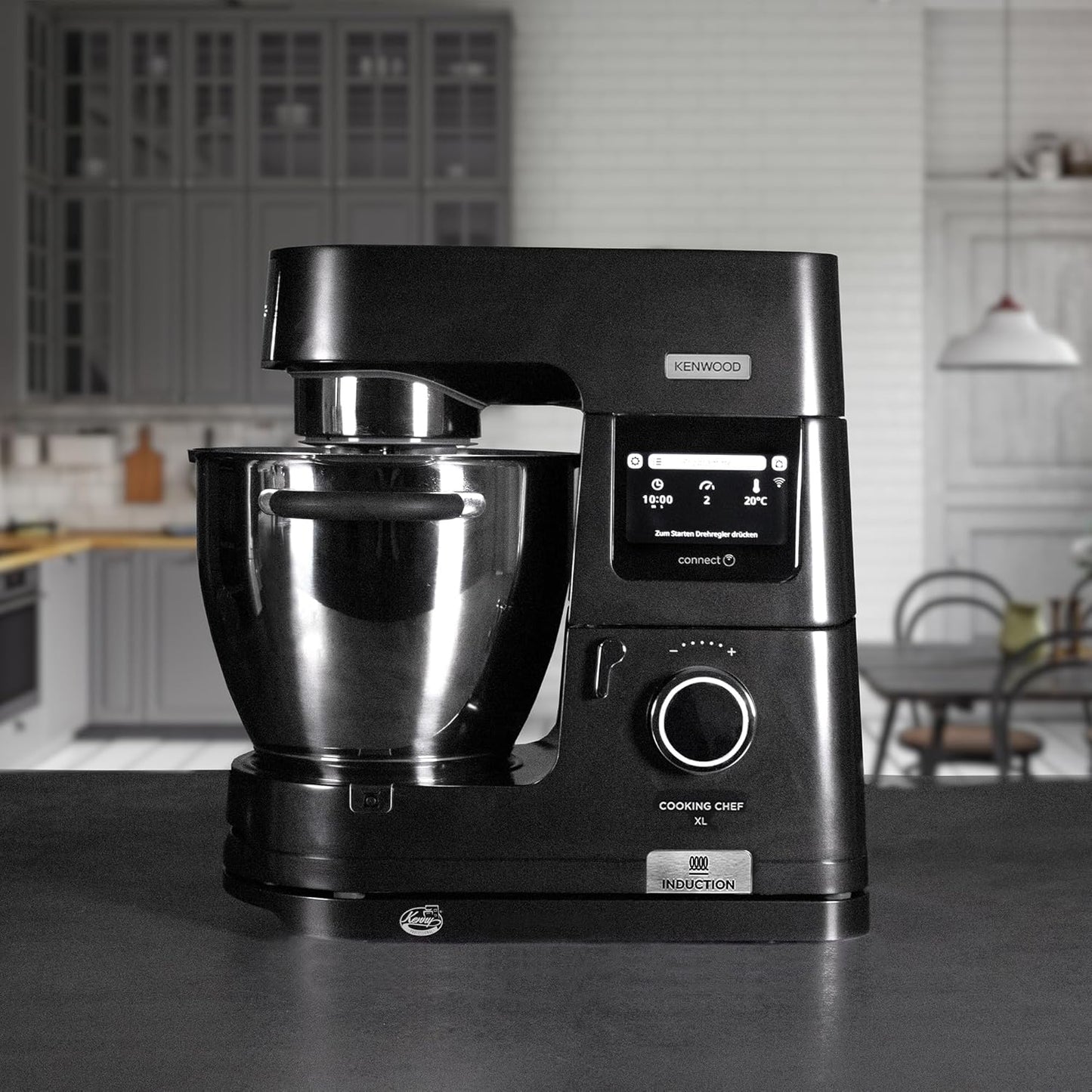 Profi-Gleitbrett für Kenwood Küchenmaschinen, Schwarz