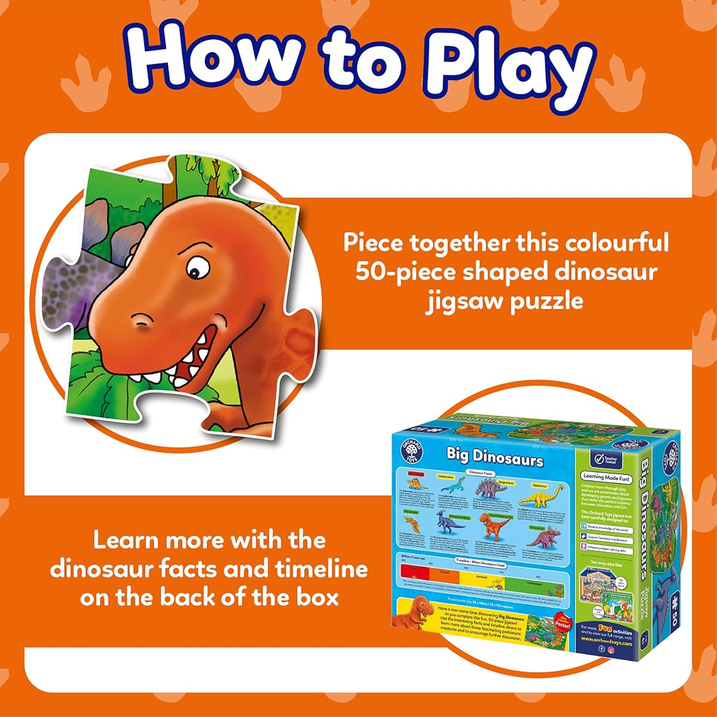 Dinosaurier-Puzzel