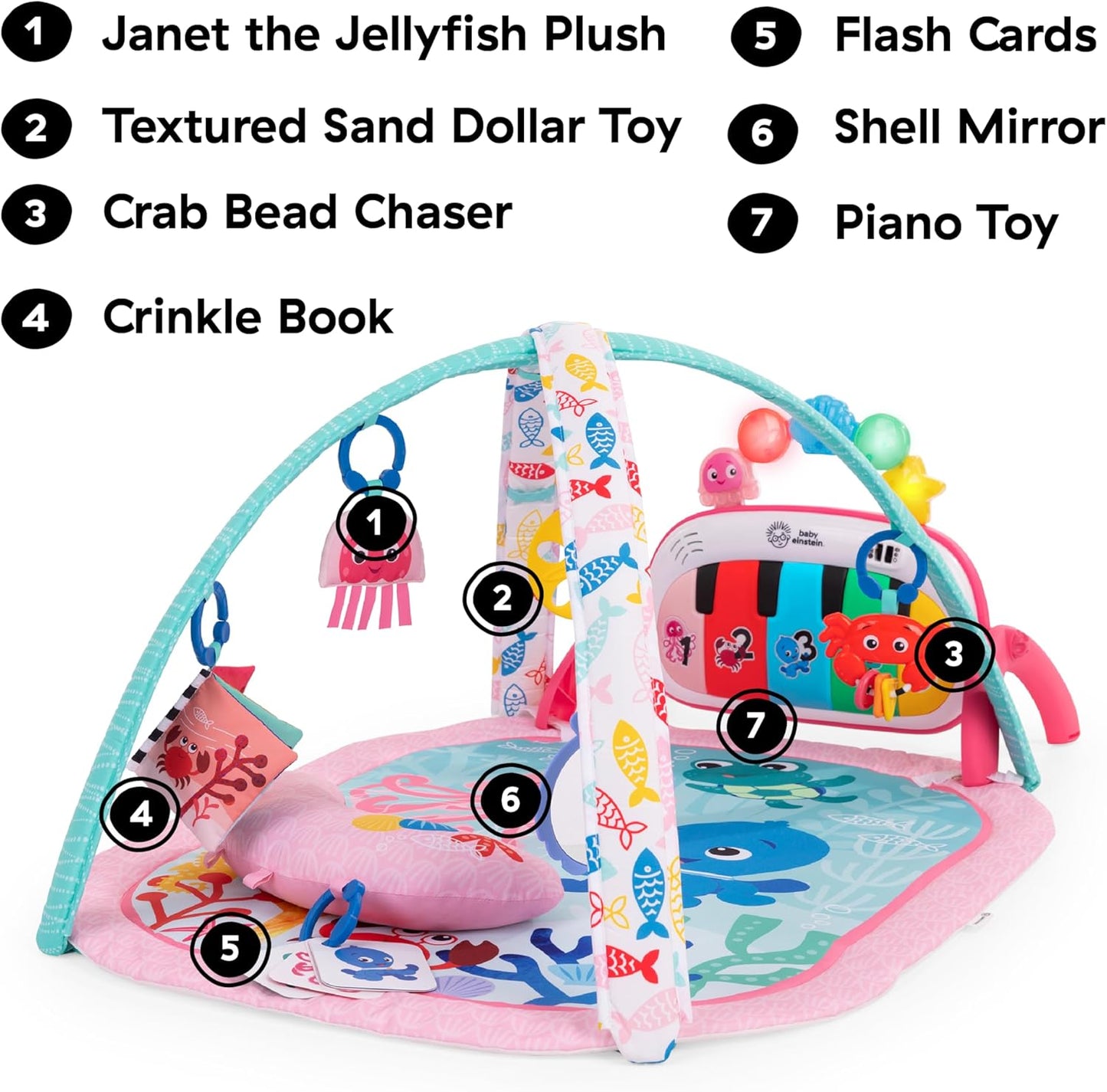 Ocean Explorers 4-in-1 Spielbogen, Rosa