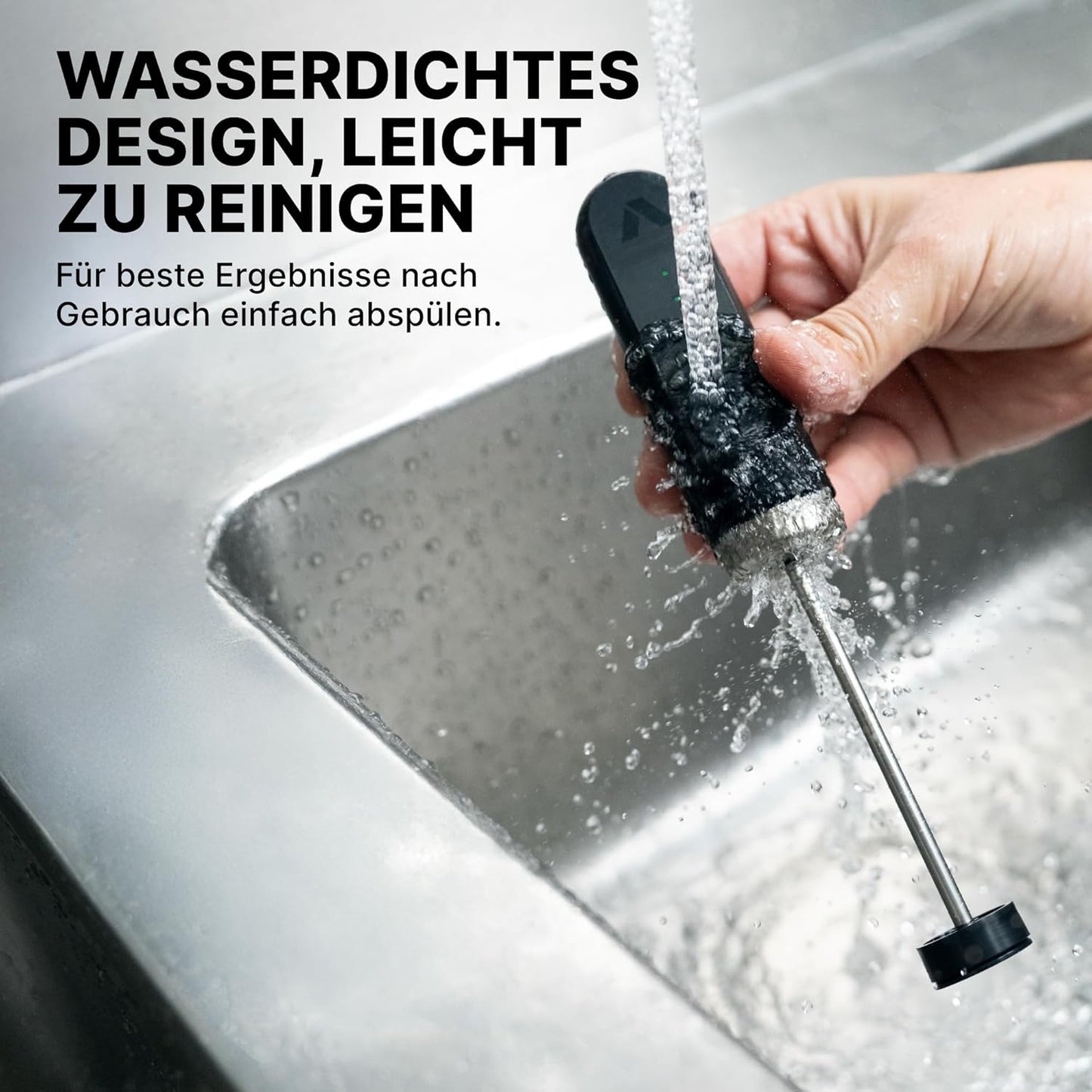 NanoFoamer V2 Black Milchaufschäumer, NanoFoamer V2