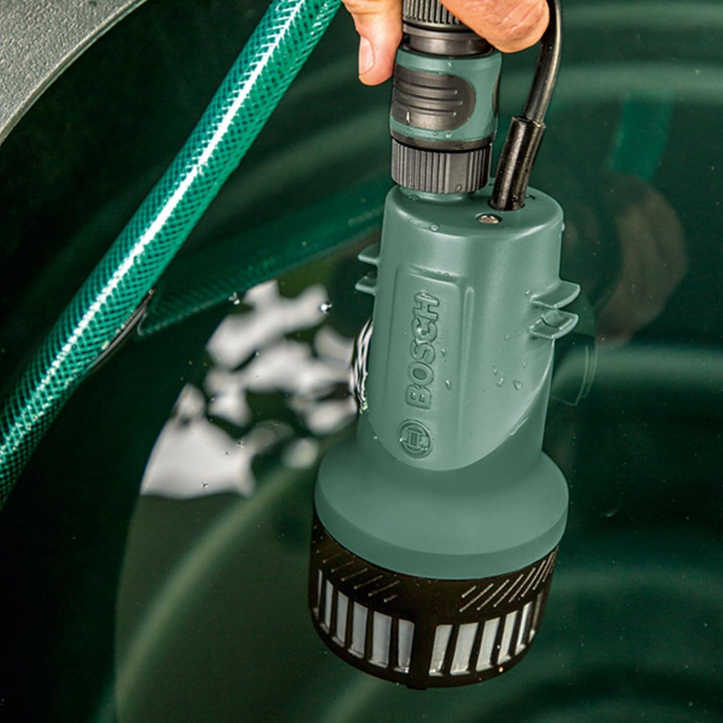 GardenPump 18, Neues Design | Classic Green Tauchpumpe | ohne Akku
