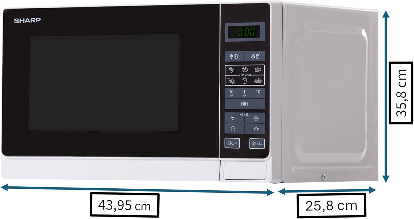 R242WW Mikrowelle, Weiss