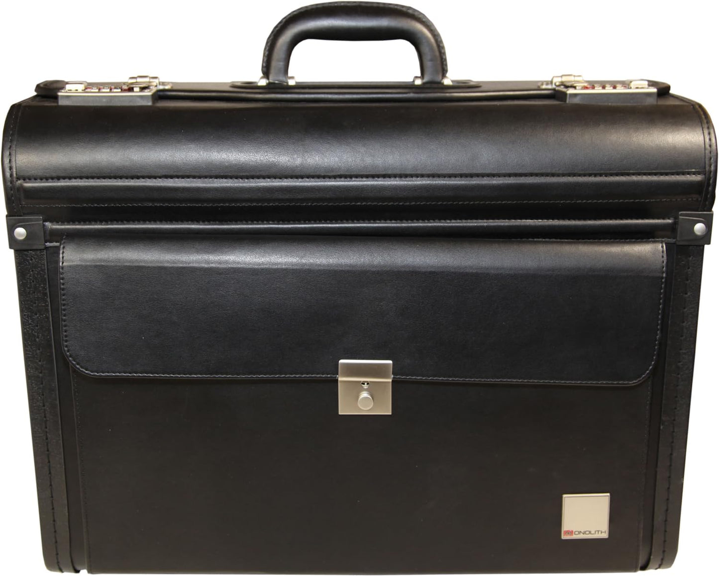 Pilotenkoffer Trolley mit Zahlenschloss und Laptopfach, Pilotenkoffer Trolley Kunstleder, Schloss