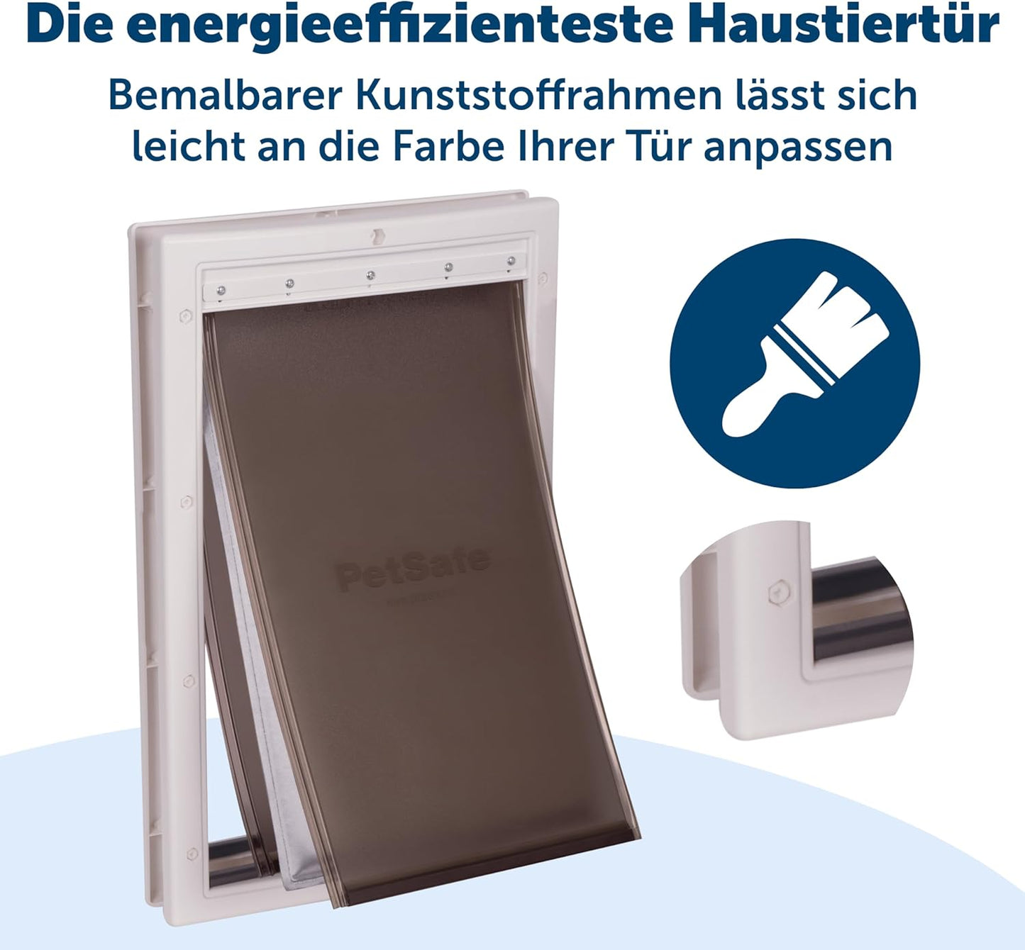Haustiertür, Plastik - M