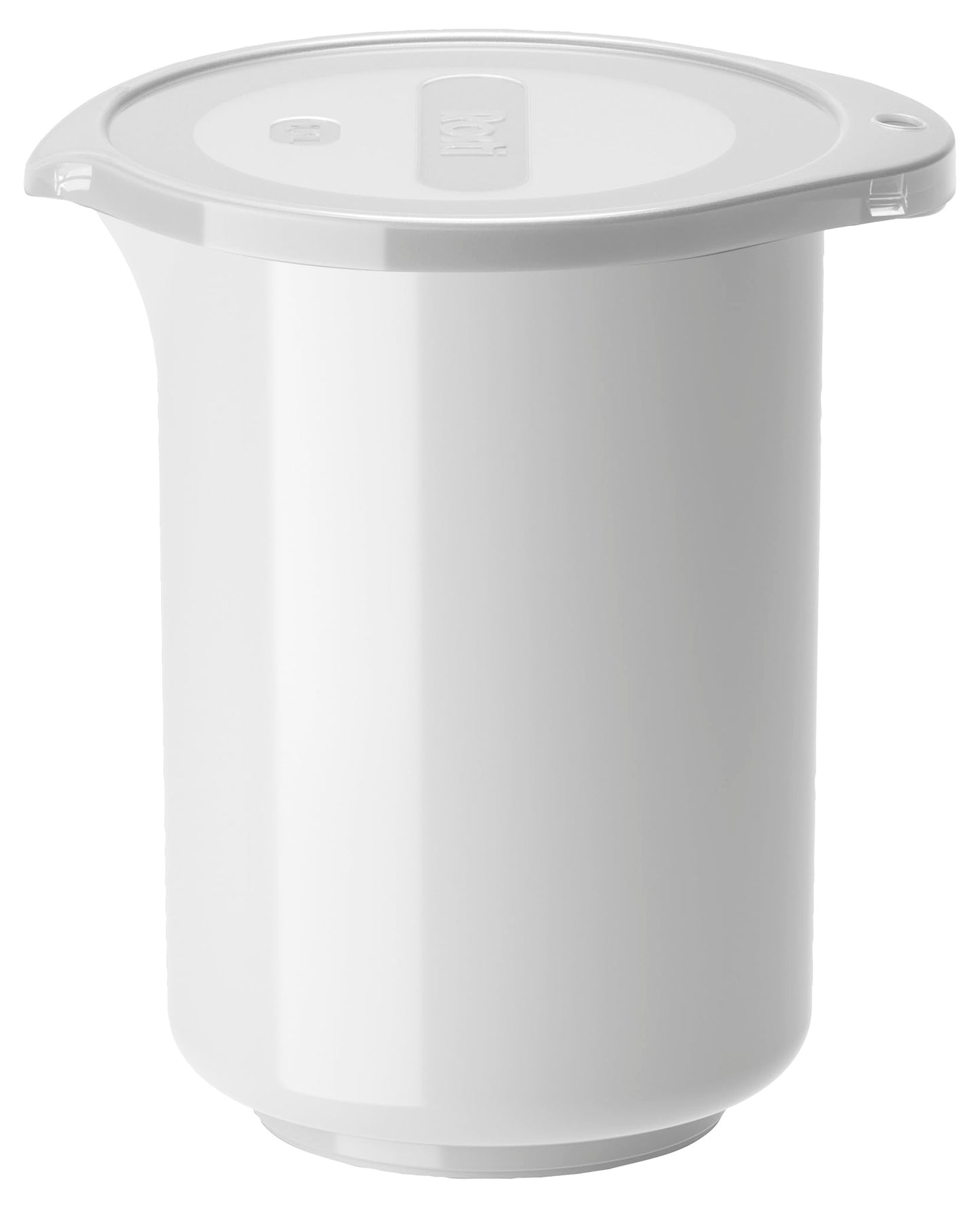 Classic Rührbecher mit Deckel, 1250 ml Weiss