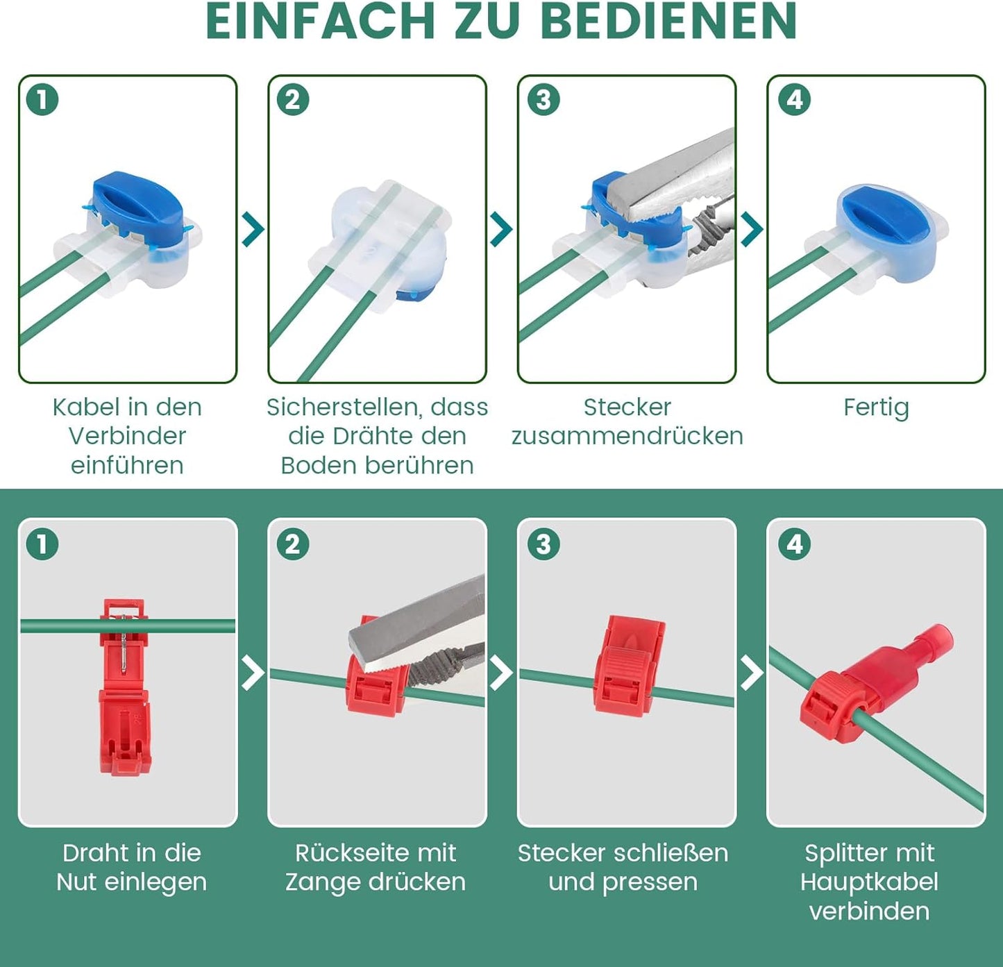 Begrenzungskabel-Set für Mähroboter, 150M