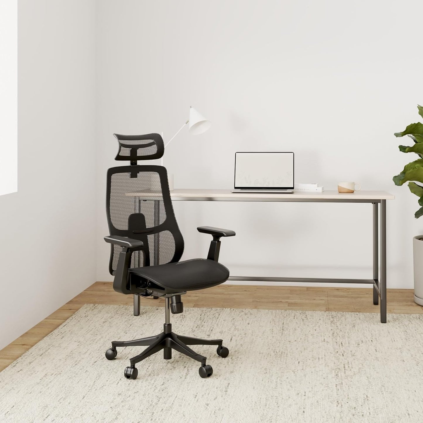 Ergonomischer Bürostuhl M5 mit Mesh-Sitz, M5 Mesh-sitz (Schwarz)