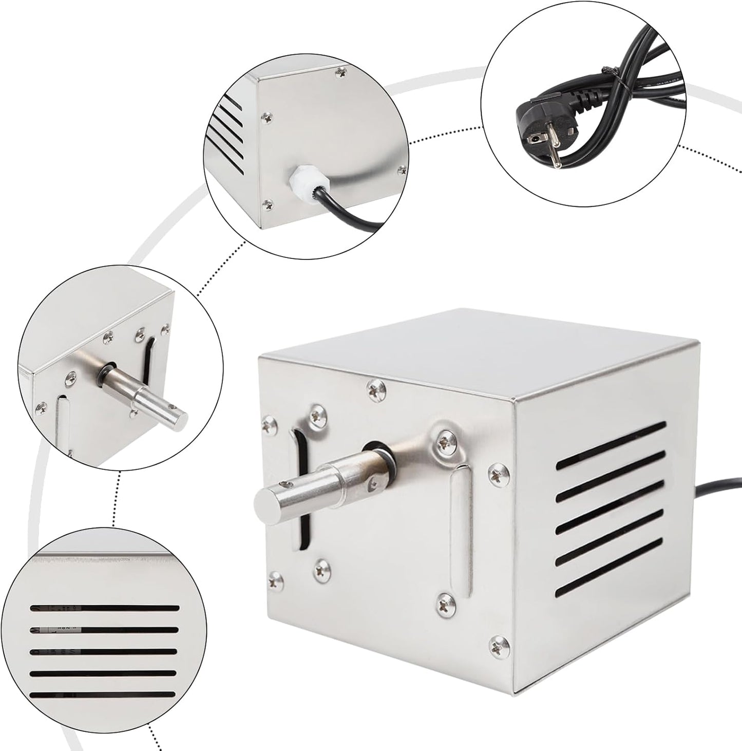 Grillmotor für Spiessbraten bis 100 kg