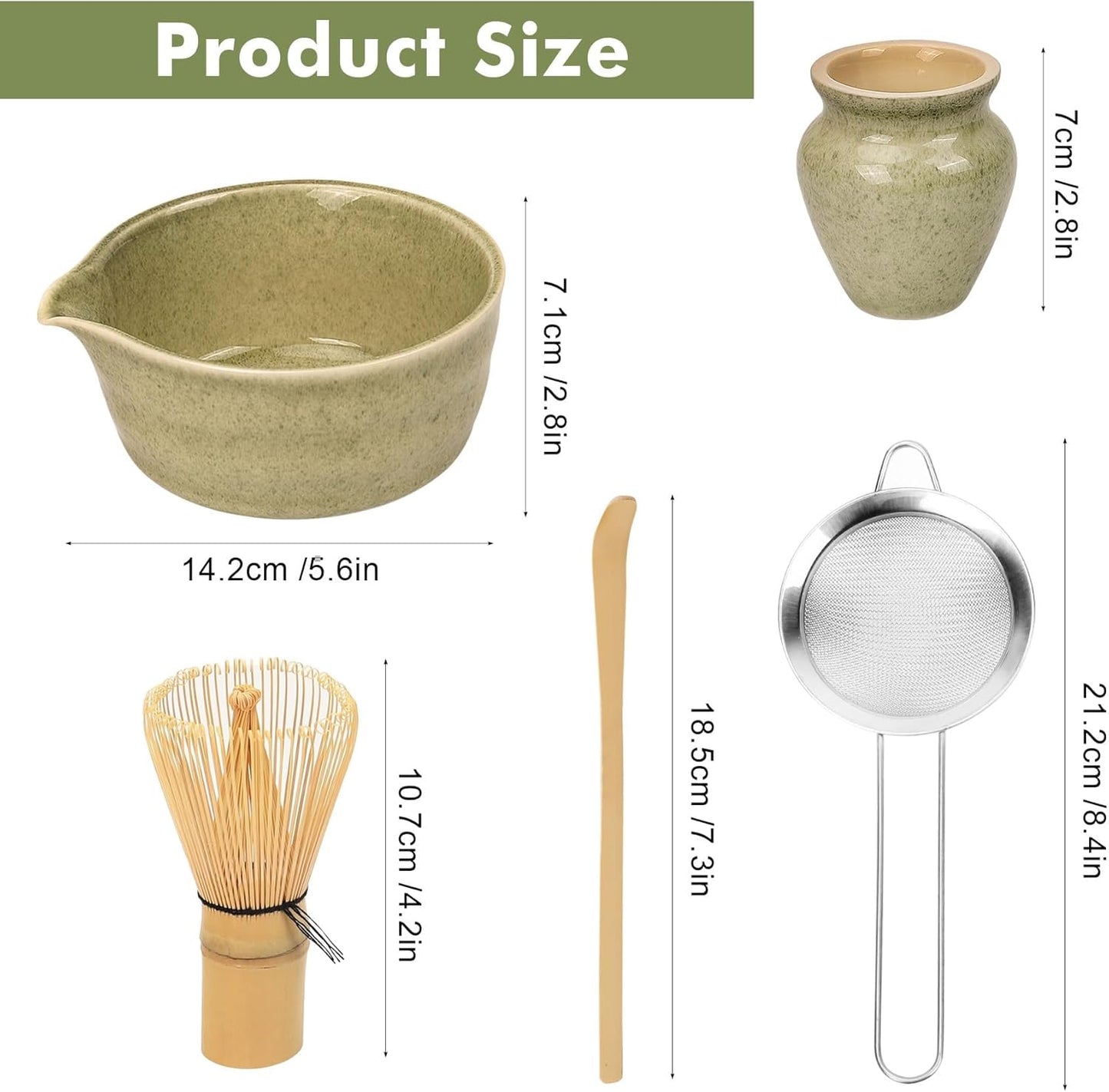 Matcha Tee Set - 5-teiliges Einsteiger-Set