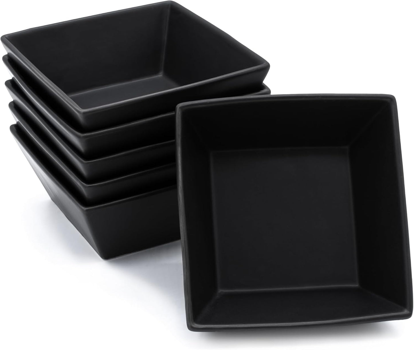 6er-Set Eckige Müslischalen, 6x Müslischale eckig