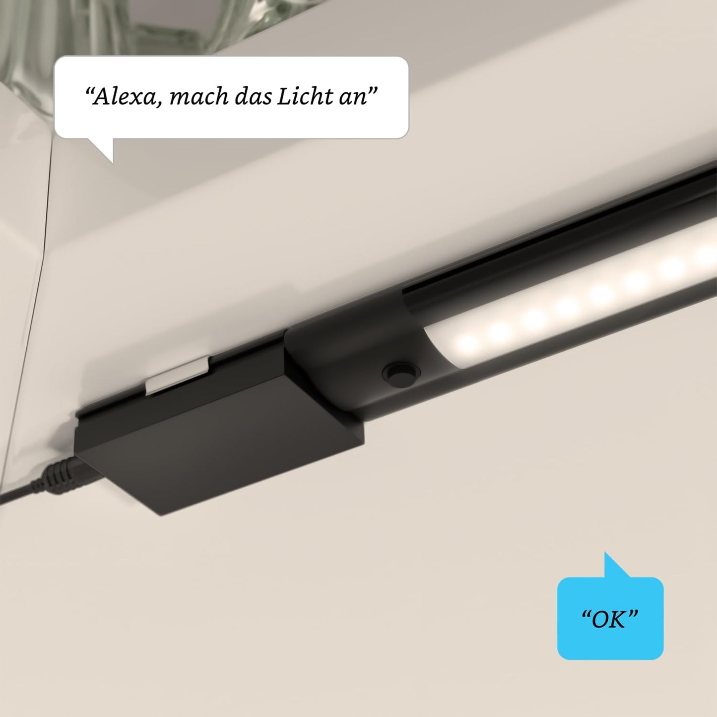 Smarte LED Unterbauleuchte SIRIS, 2er Set, 2er Set