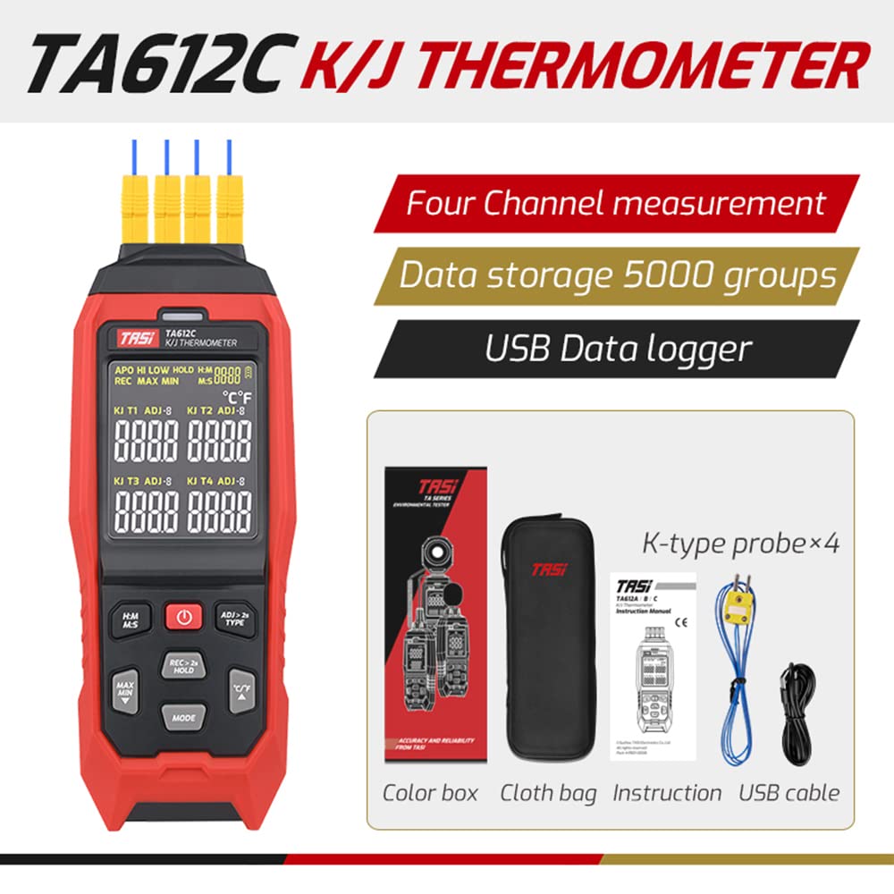 Thermoelement-Thermometer Typ K/J