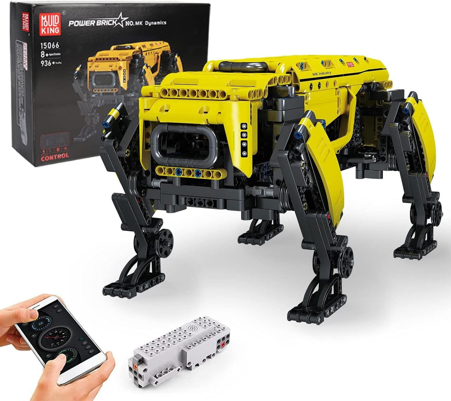 Roboter-Hundebausatz mit Fernbedienung, 15066