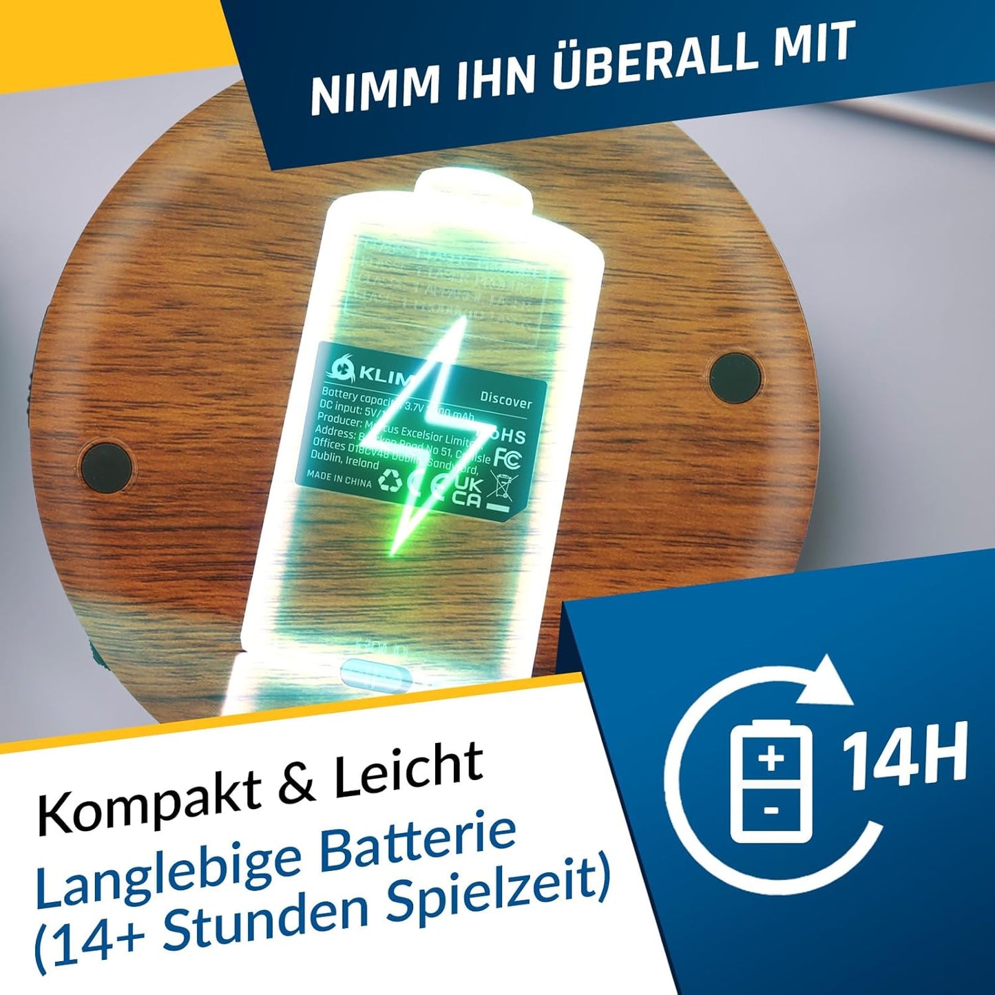Tragbarer CD-Player mit Bluetooth