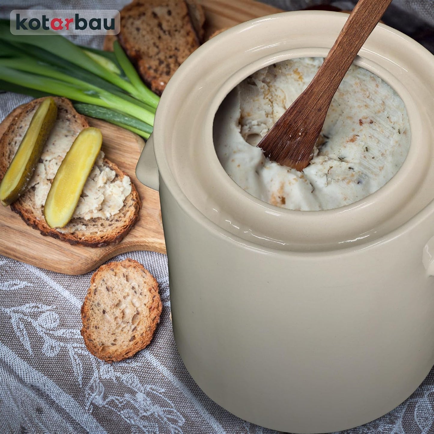 Sauerkrauttopf, 10 L Weiss